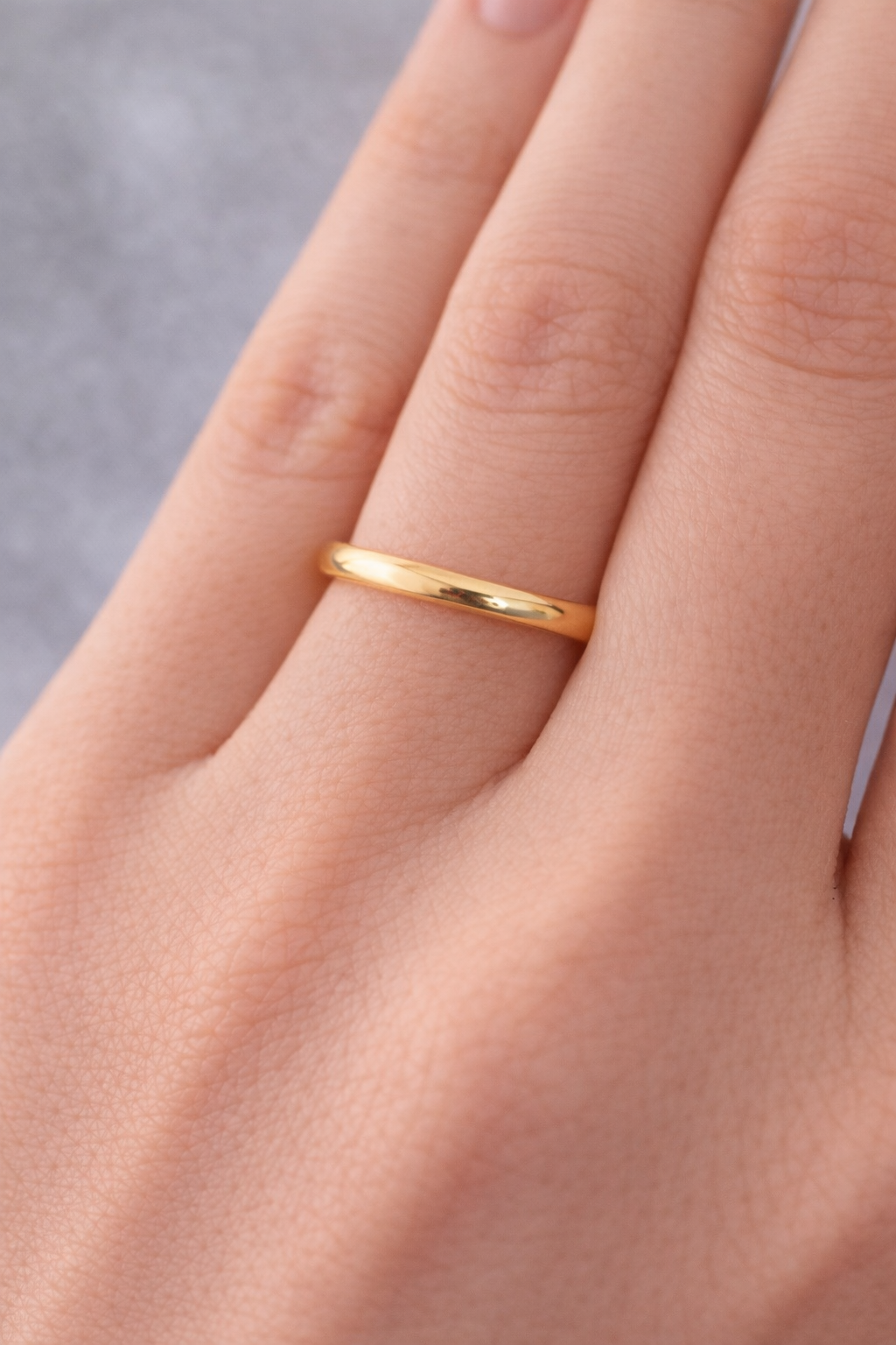 14K Yellow Gold Classic Band Ring