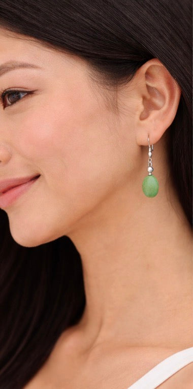 Sonoran Lime Turquoise Earrings